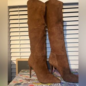 - Suede Steve Madden over the knee boot